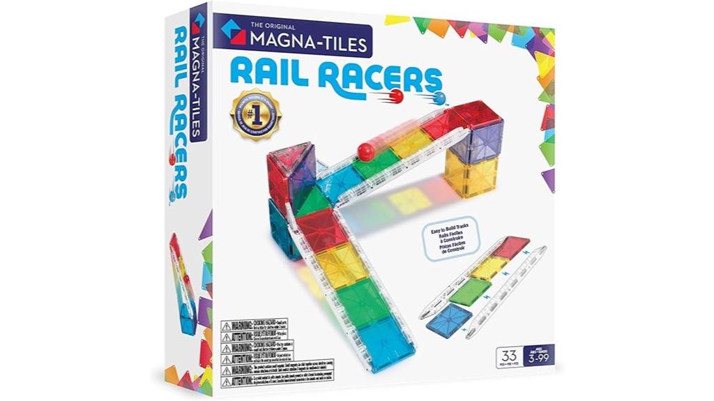 magnetic rail racers set
