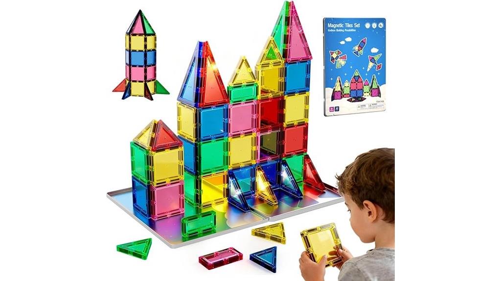 magnetic tile set 32 pieces
