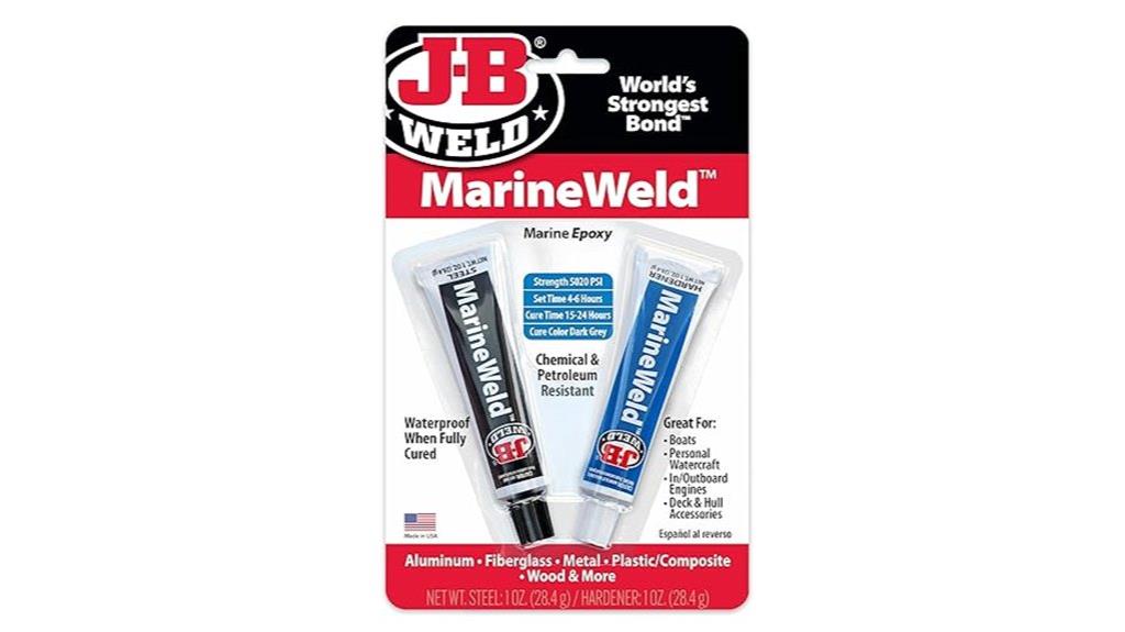 marine epoxy adhesive 2 oz