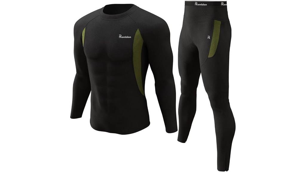 men s fleece lined thermal underwear