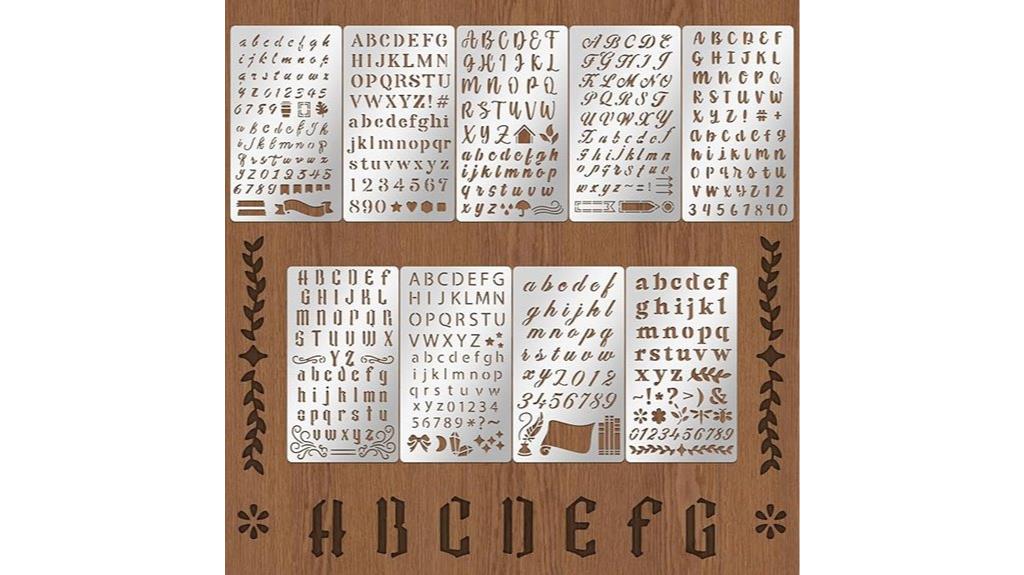 metal stencils for woodcraft
