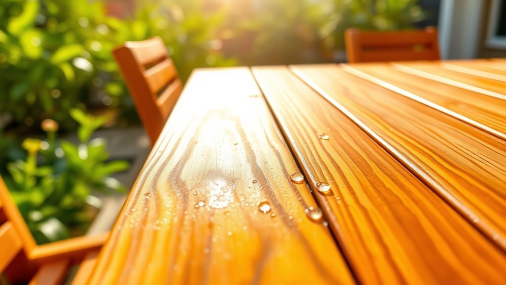 outdoor furniture protective finish