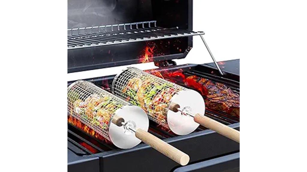 outdoor grill basket handle