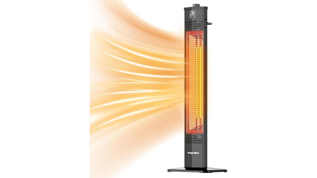 outdoor infrared tower heater