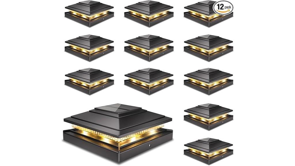outdoor solar fence lighting