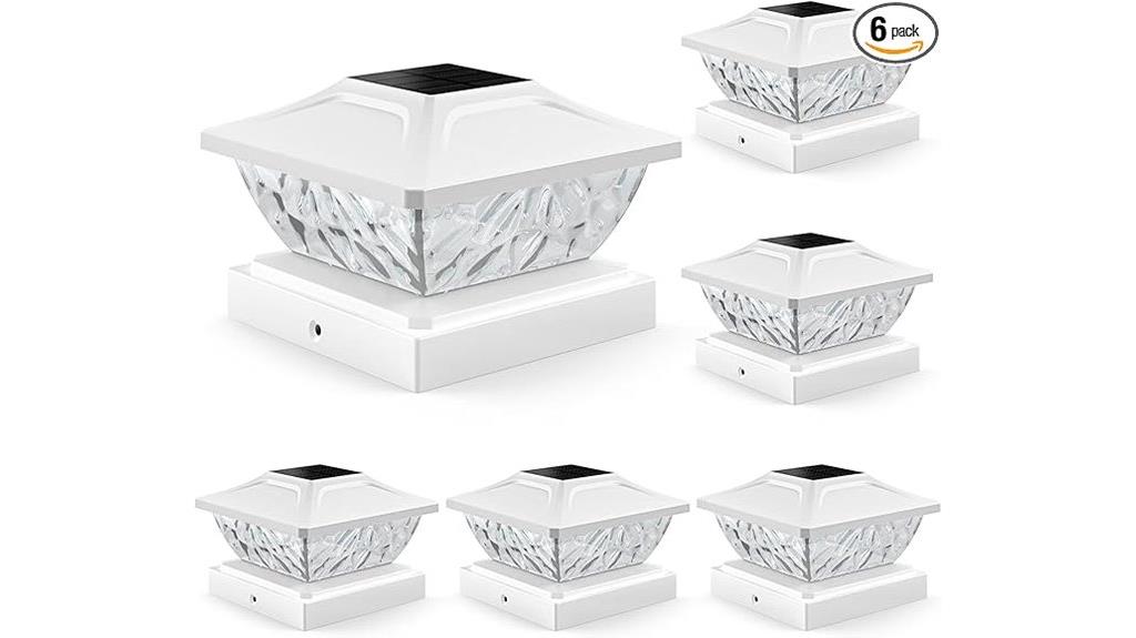 outdoor solar post lights