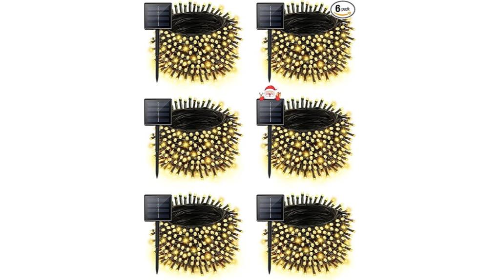 outdoor waterproof solar string lights