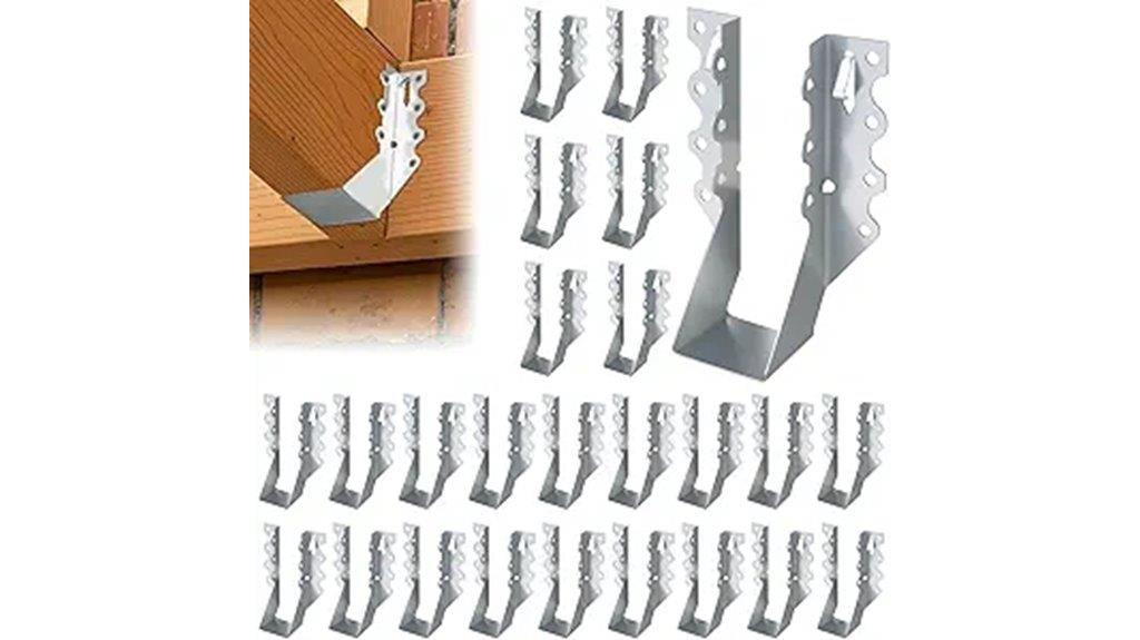 pack of 25 wood joist hangers