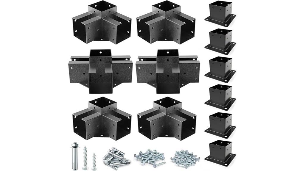 pergola kit with brackets