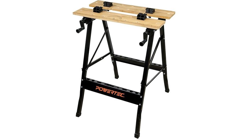 portable workbench with vise