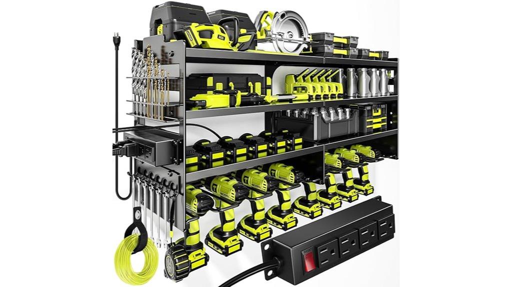 power tool wall organizer