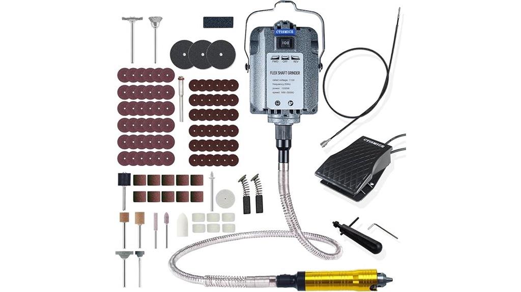 powerful 1200w rotary grinder