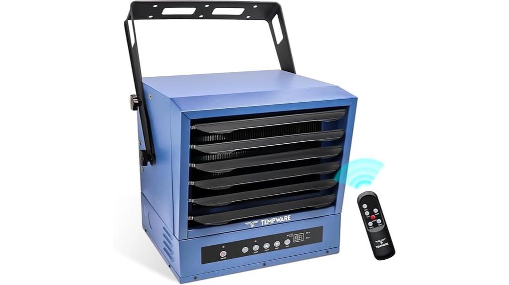powerful electric garage heater