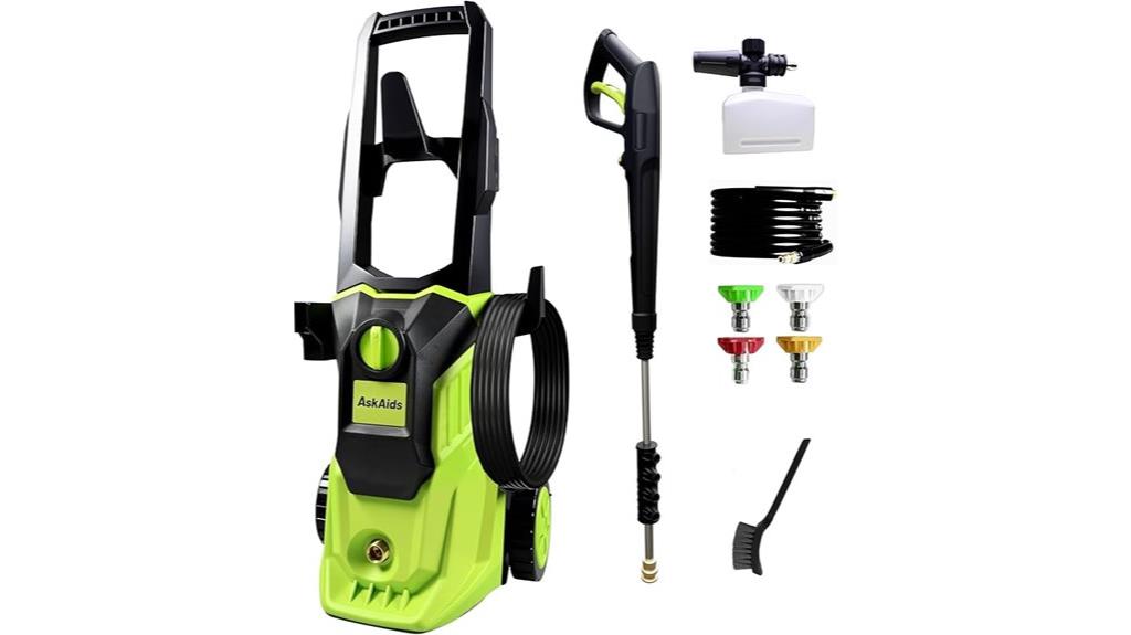 pressure washer with foam