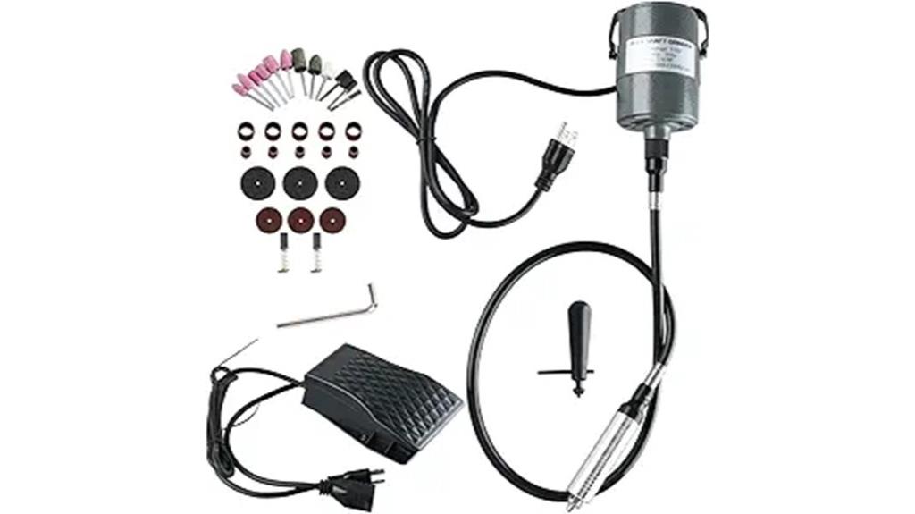 rotary tool with foot pedal