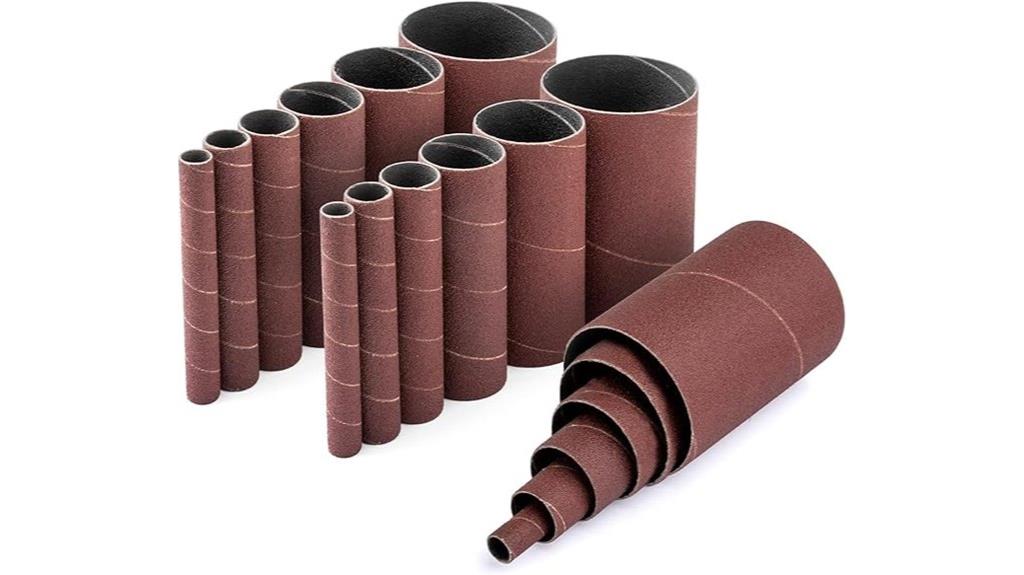 sanding sleeves assorted grits