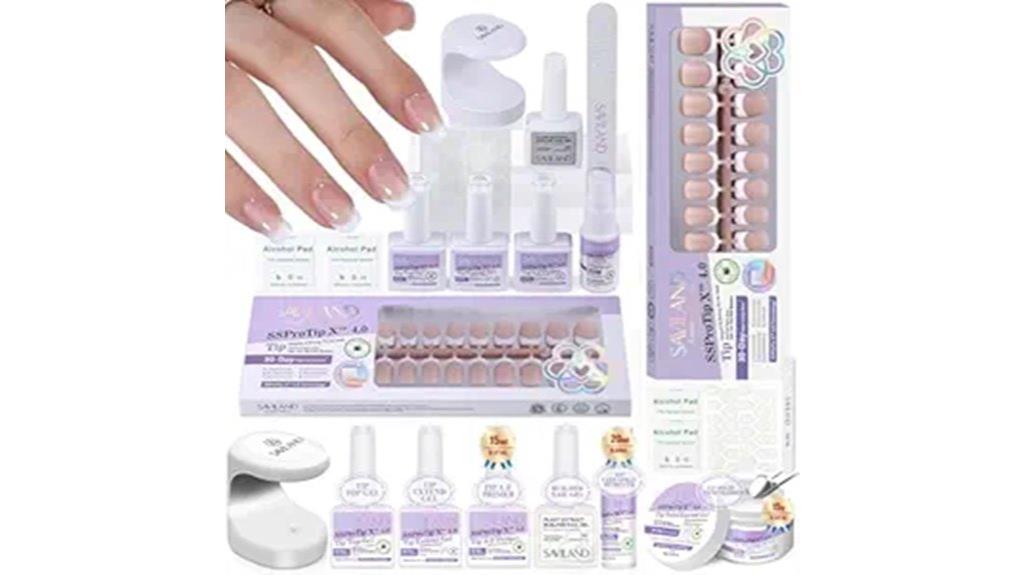 short french tip nails