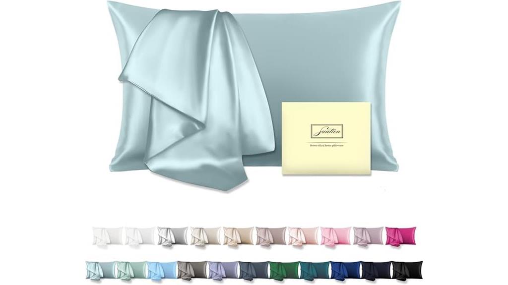 silky hair skin pillowcase