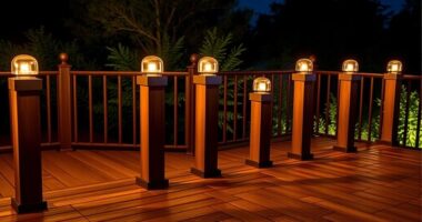 solar deck post caps