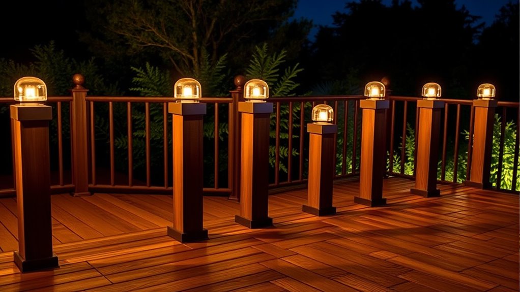 solar deck post caps