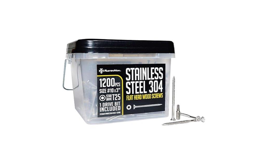 stainless steel deck screws