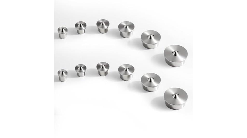 stainless steel dowel set