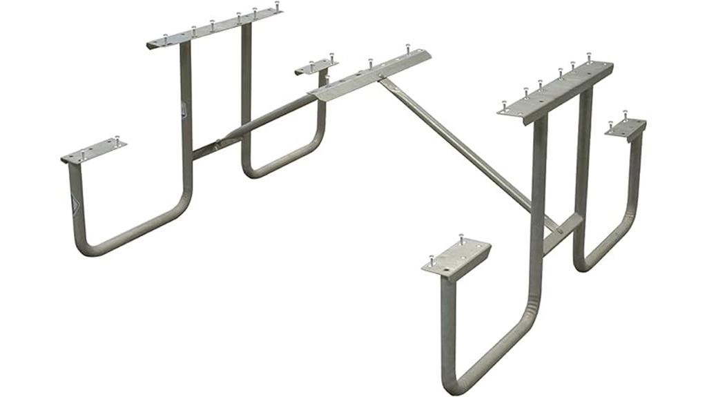 steel 6 foot picnic frame