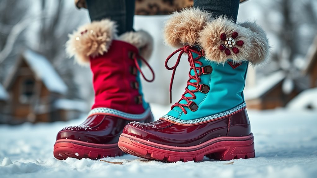 stylish waterproof winter boots