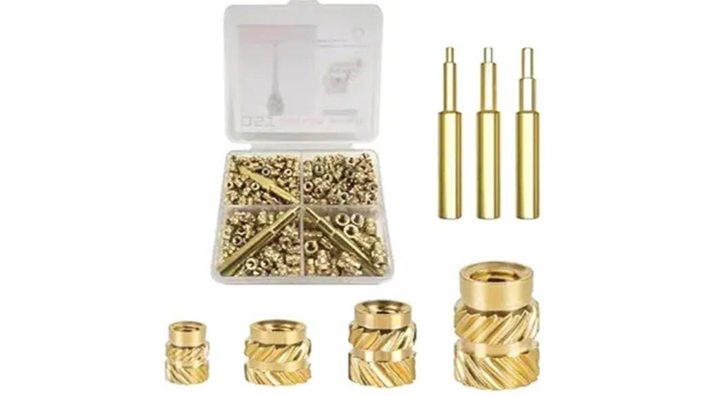 threaded inserts with soldering tip