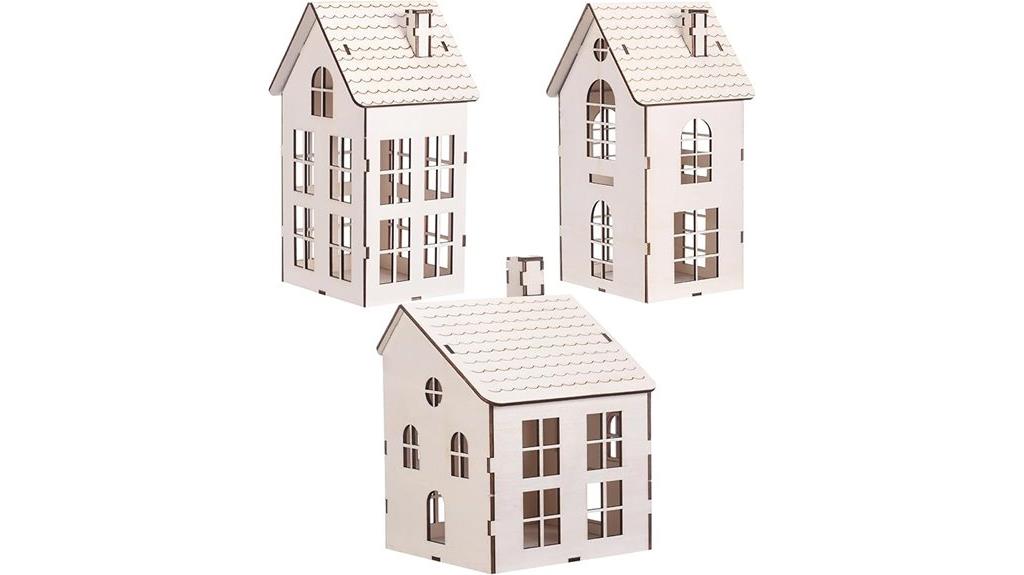 three piece holiday village