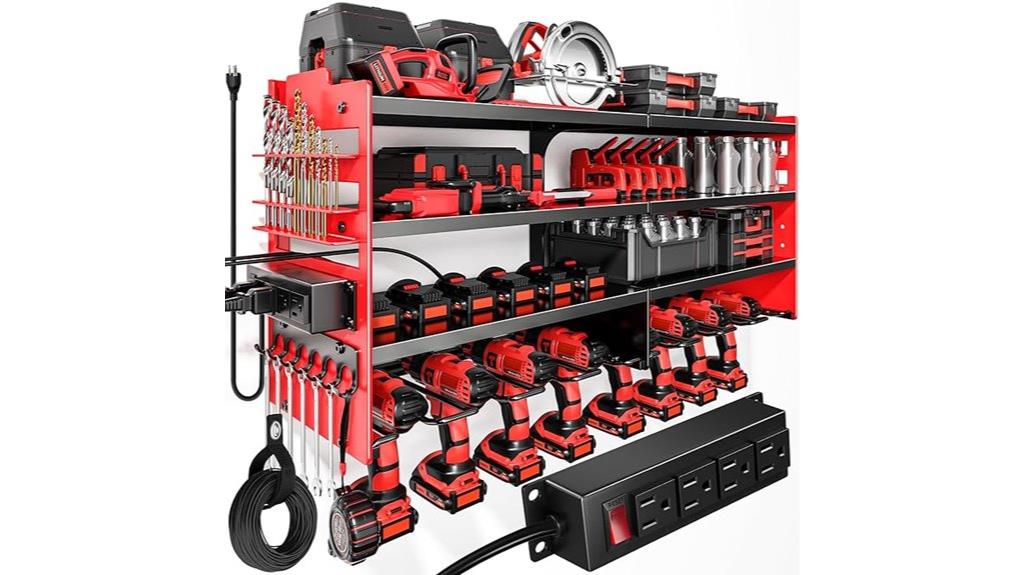 tool storage with charging