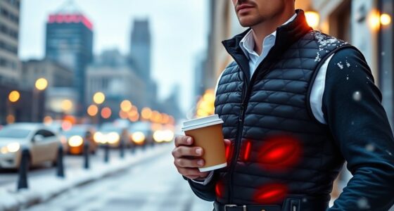 top men s heated winter vests