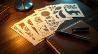 top pyrography stencil collections