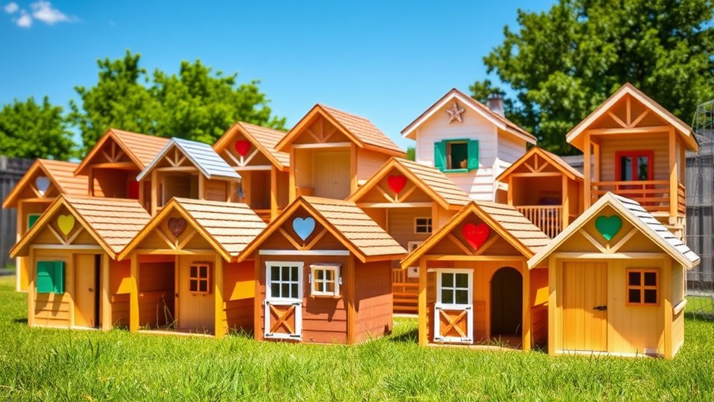 top wooden playhouse kits