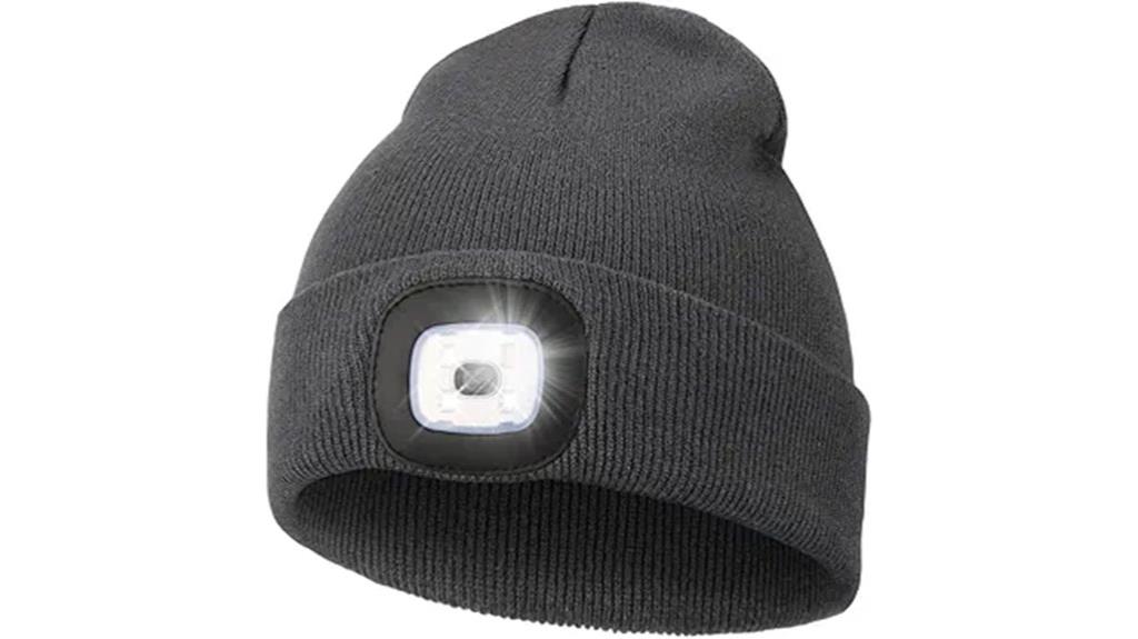 unisex led light beanie