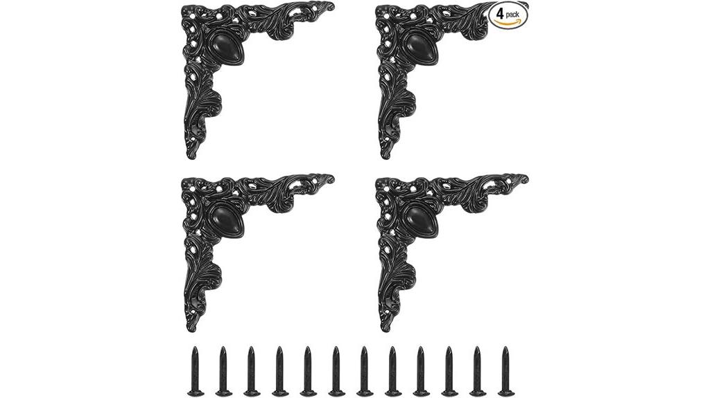 vintage flat corner brackets