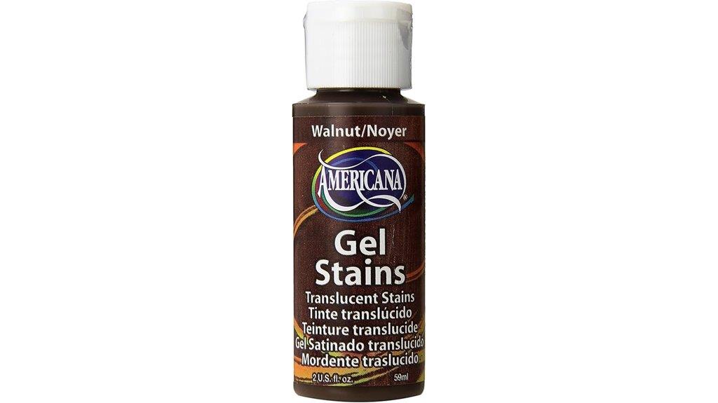 walnut acrylic gel stain