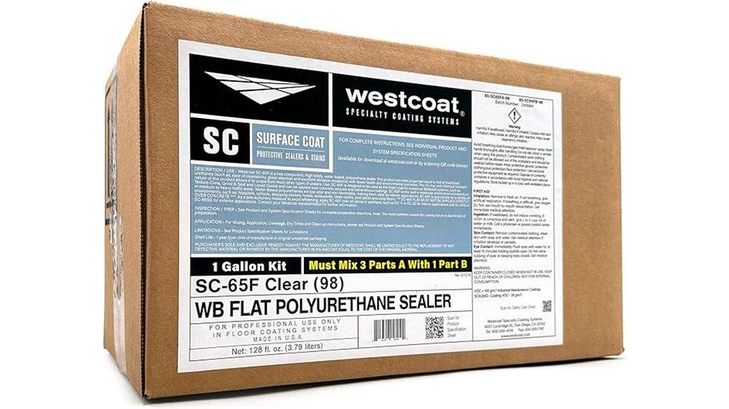 water based polyurethane sealer