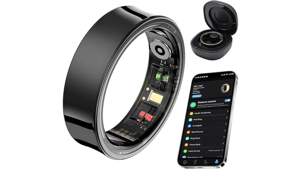 waterproof fitness tracking ring