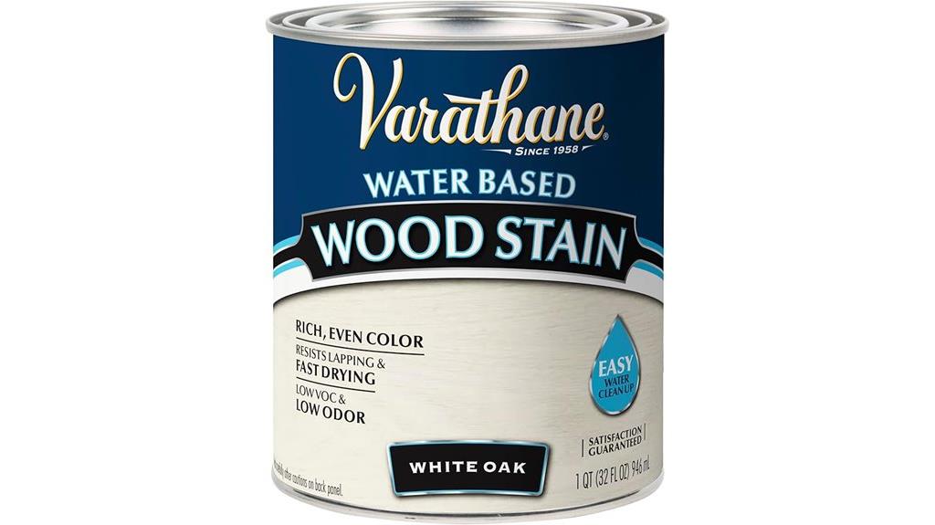 white oak water stain