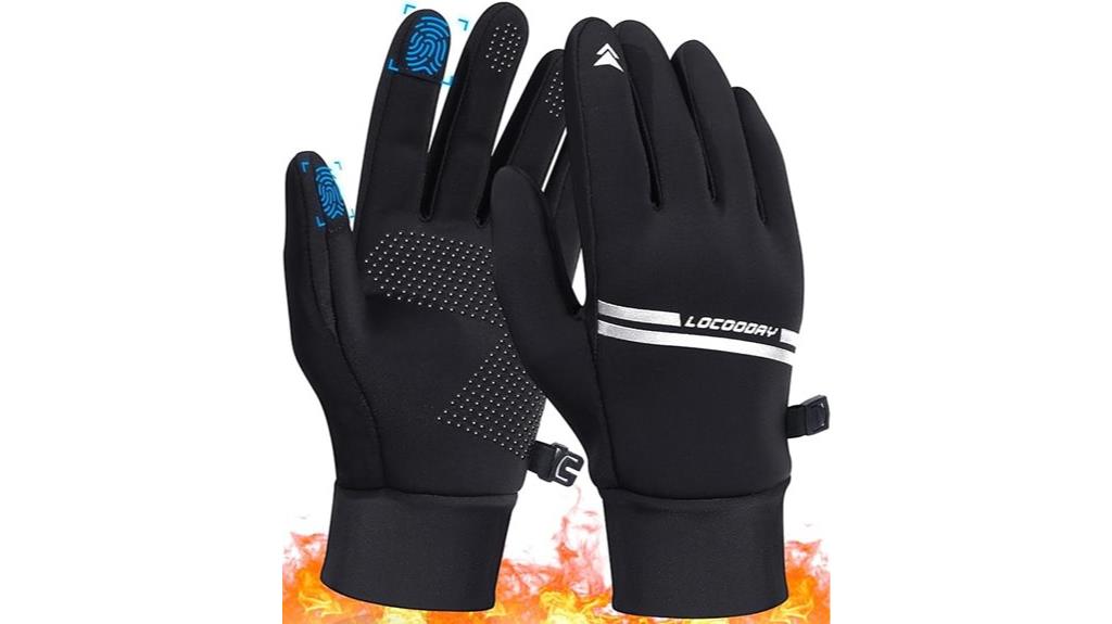 windproof touch screen gloves