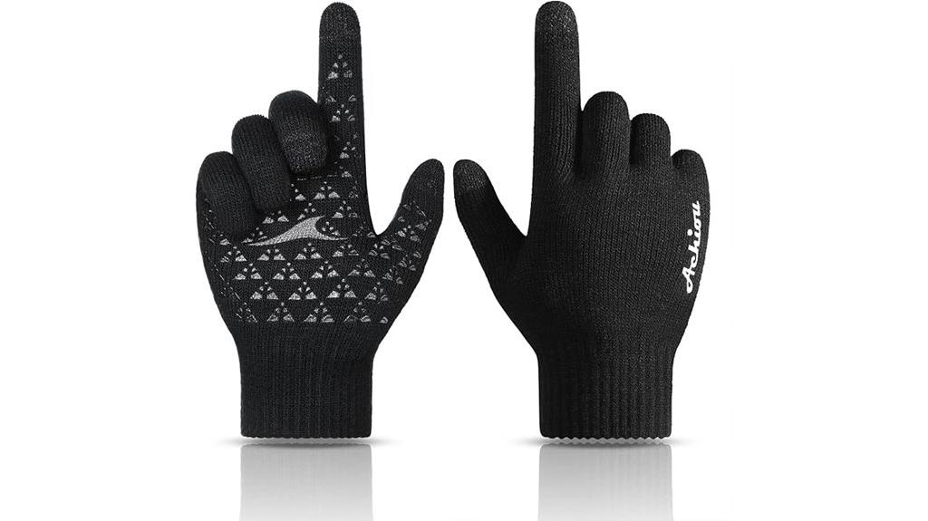 winter unisex glove set
