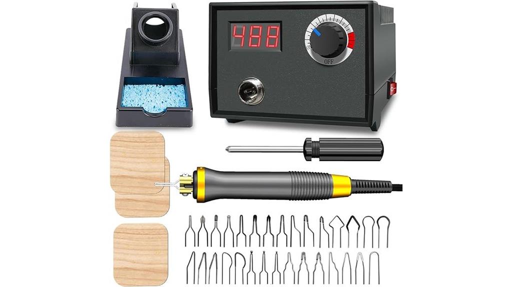 wood burning kit with thermometer