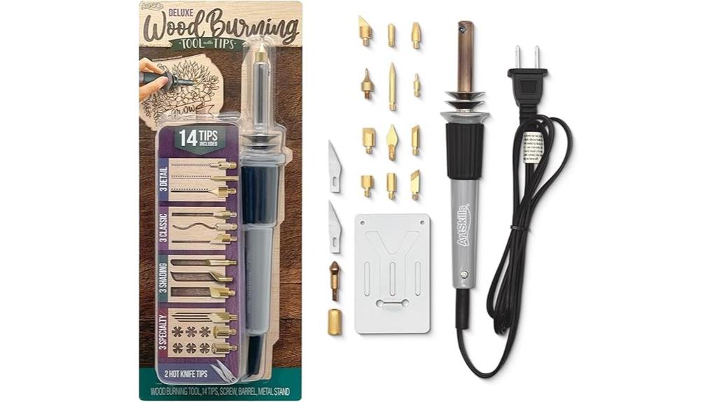 wood burning tool set