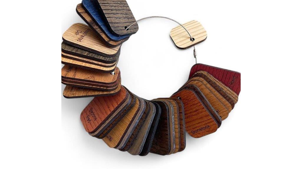 wood stain sample pack