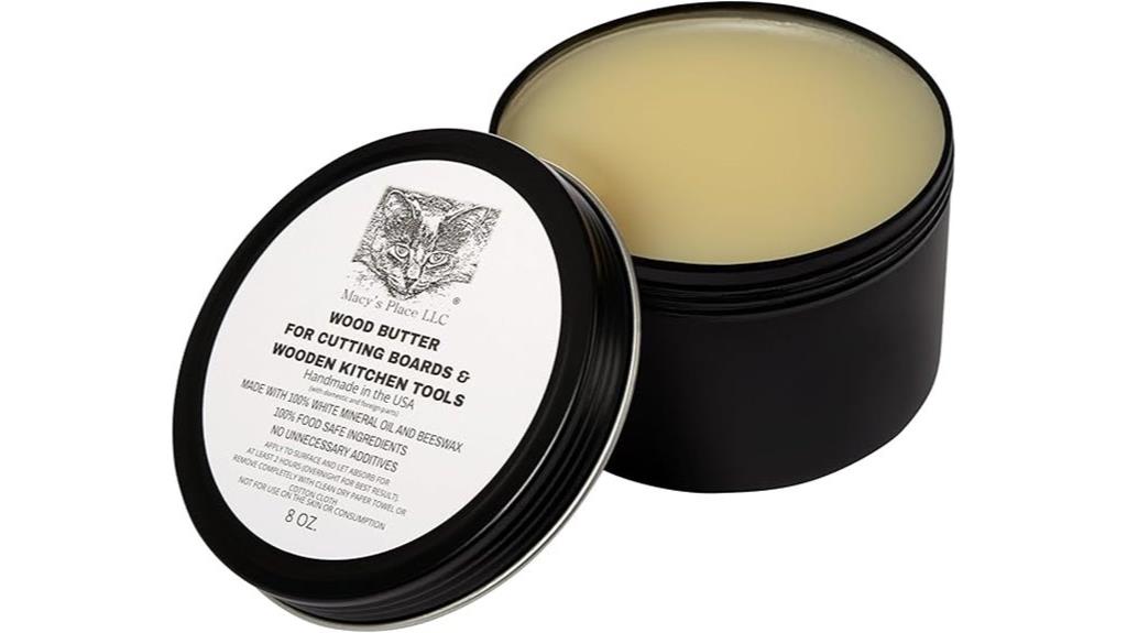 wooden cutting board wax