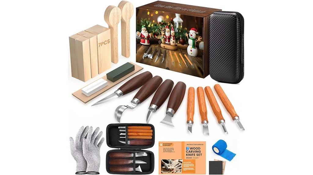 wooden spoon carving kit