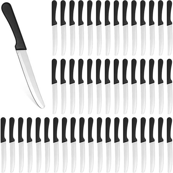 Geelin 50-Piece 8.5-Inch Serrated Steak Knives