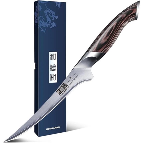 HOSHANHO 7-Inch High Carbon Stainless Fillet Knife