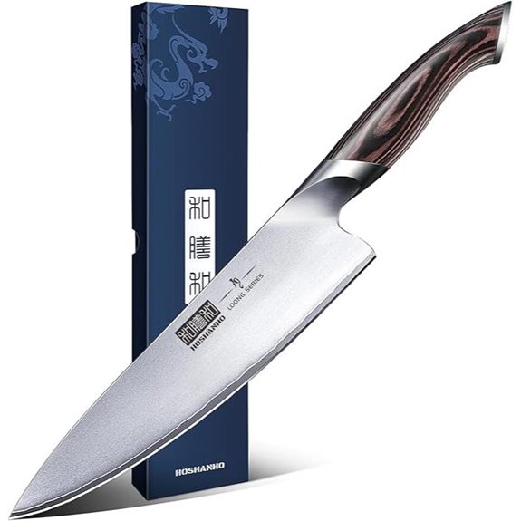 HOSHANHO 8-inch Japanese High Carbon Steel Chef's Knife